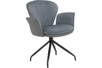 Menaka Karmstol - Antrasitt - Møbler - Stoler - Spisestuestoler & kjøkkenstoler