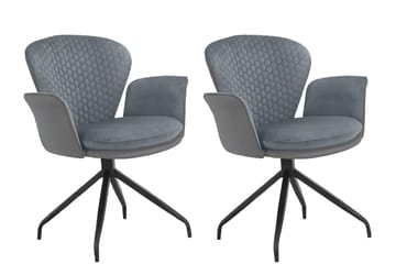 Menaka Karmstol - Antrasitt - Møbler - Stoler - Spisestuestoler & kjøkkenstoler