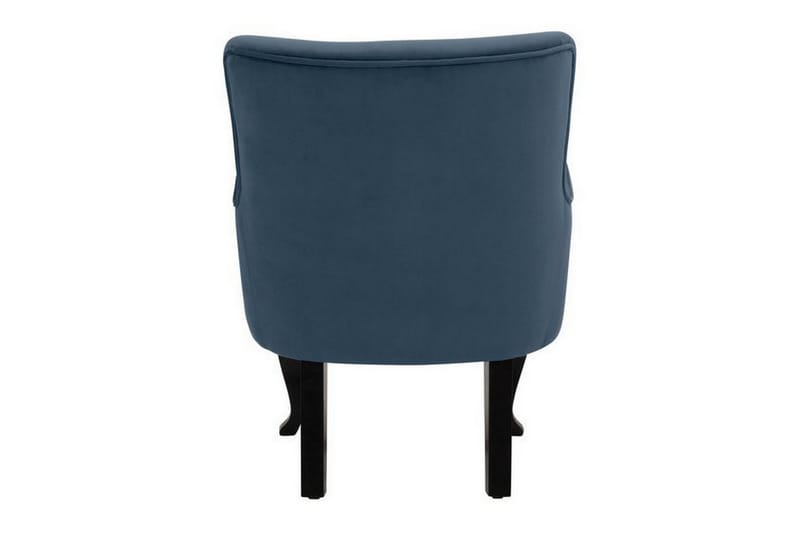 Merit Spisestol Fløyel - Blå - Møbler - Stoler - Lenestoler