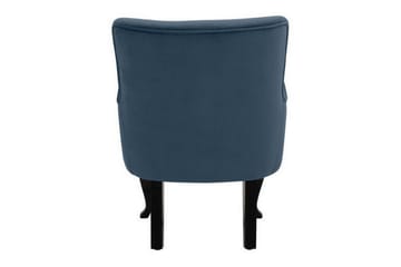 Merit Spisestol Fløyel - Blå - Møbler - Stoler - Lenestoler