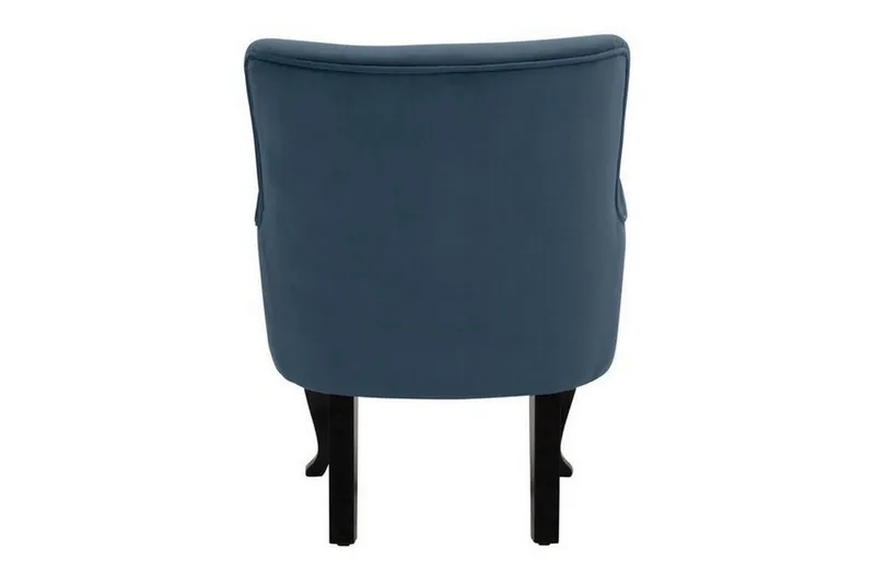 Merit Spisestol Fløyel - Blå - Møbler - Stoler - Lenestoler