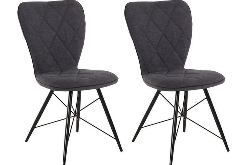 Mimia Spisestol 2-pk, Antrasitt