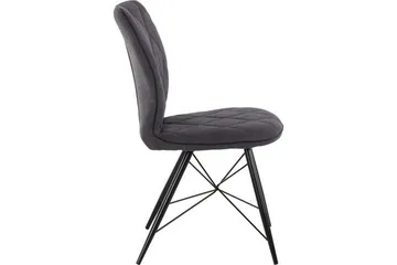 Mimia Spisestol 2-pk - Antrasitt - Møbler - Stoler - Spisestuestoler & kjøkkenstoler