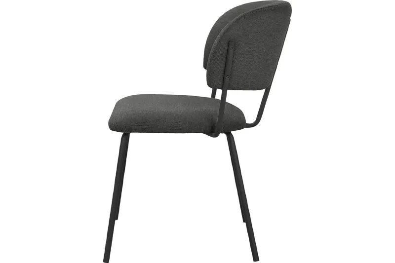 Moinara Karmstol - Antrasitt - Møbler - Stoler - Spisestuestoler & kjøkkenstoler