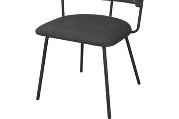 Moinara Karmstol - Antrasitt - Møbler - Stoler - Spisestuestoler & kjøkkenstoler