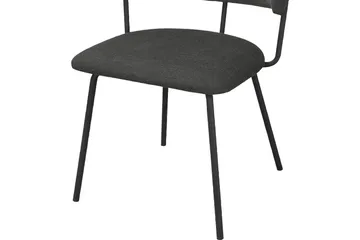 Moinara Karmstol - Antrasitt - Møbler - Stoler - Spisestuestoler & kjøkkenstoler