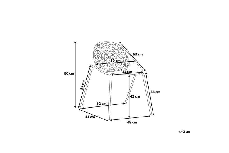 Mumford Stol 2-pk - Svart - Møbler - Stoler - Spisestuestoler & kjøkkenstoler