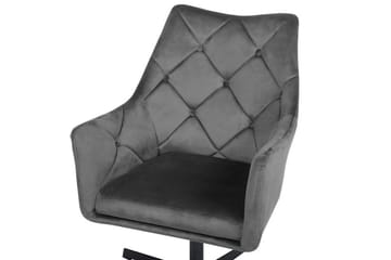 Najor Stol Fløyel - Grå - Møbler - Stoler - Spisestuestoler & kjøkkenstoler