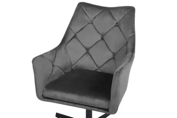 Najor Stol Fløyel - Grå - Møbler - Stoler - Spisestuestoler & kjøkkenstoler