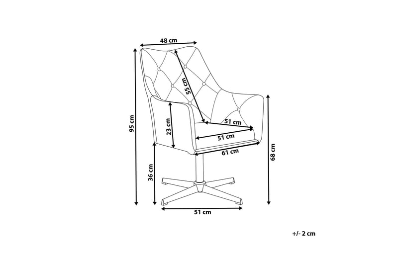 Najor Stol Fløyel - Grå - Møbler - Stoler - Spisestuestoler & kjøkkenstoler