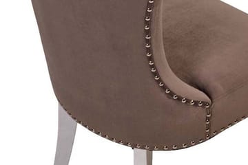 Nasra Kjøkkenstol - Hvit/Grå - Møbler - Stoler - Spisestuestoler & kjøkkenstoler