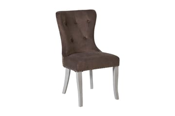 Nasra Kjøkkenstol - Hvit/Grå - Møbler - Stoler - Spisestuestoler & kjøkkenstoler