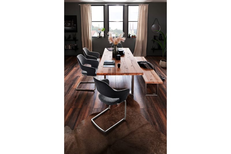 NEWCASTLE Svingestolarm - Svart - Møbler - Stoler - Spisestuestoler & kjøkkenstoler