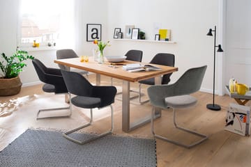 NEWCASTLE Svingestolarm - Svart - Møbler - Stoler - Spisestuestoler & kjøkkenstoler