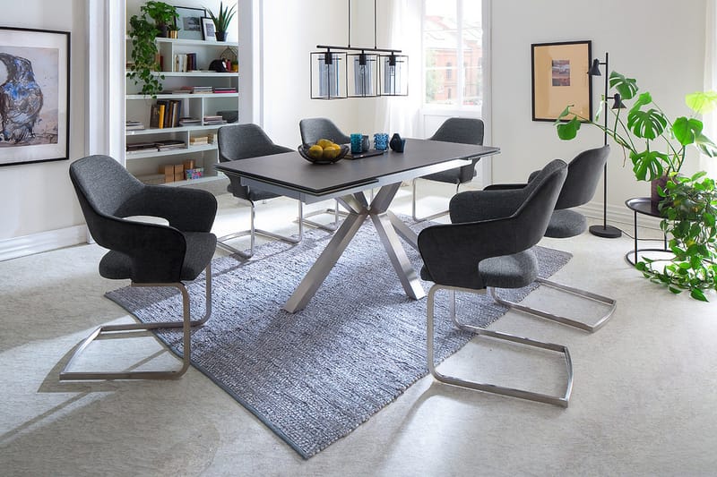 NEWCASTLE Svingestolarm - Svart - Møbler - Stoler - Spisestuestoler & kjøkkenstoler