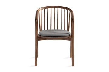 Noira Spisestol med Armlener - Valnøtt / Brun - Møbler - Stoler - Spisestuestoler & kjøkkenstoler