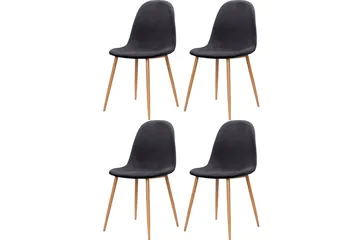 Oktoos Spisestol - Antrasitt/Natur - Møbler - Stoler - Spisestuestoler & kjøkkenstoler