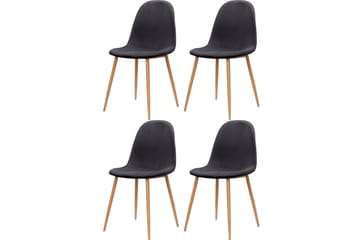 Oktoos Spisestol - Antrasitt/Natur - Møbler - Stoler - Spisestuestoler & kjøkkenstoler