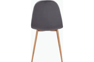 Oktoos Spisestol - Antrasitt/Natur - Møbler - Stoler - Spisestuestoler & kjøkkenstoler