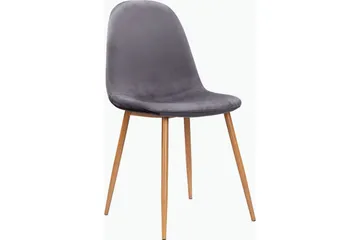 Oktoos Spisestol - Antrasitt/Natur - Møbler - Stoler - Spisestuestoler & kjøkkenstoler