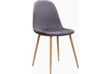 Oktoos Spisestol - Antrasitt/Natur - Møbler - Stoler - Spisestuestoler & kjøkkenstoler