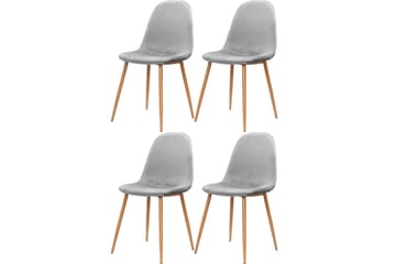 Oktoos Spisestol - Grå/Natur - Møbler - Stoler - Spisestuestoler & kjøkkenstoler