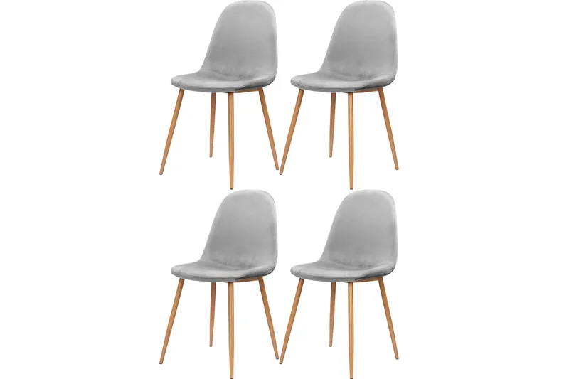 Oktoos Spisestol, Grå/Natur