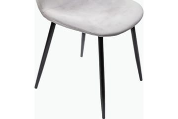 Oktoos Spisestol - Grå/Svart - Møbler - Stoler - Spisestuestoler & kjøkkenstoler