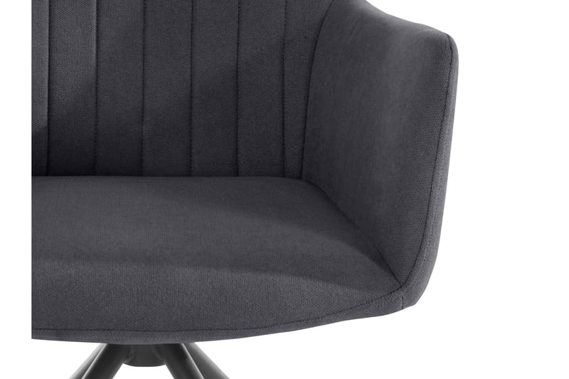 Orielah Karmstol - Antrasitt - Møbler - Stoler - Spisestuestoler & kjøkkenstoler