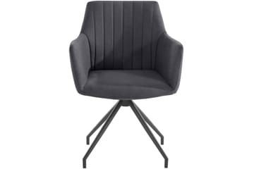 Orielah Karmstol - Antrasitt - Møbler - Stoler - Spisestuestoler & kjøkkenstoler