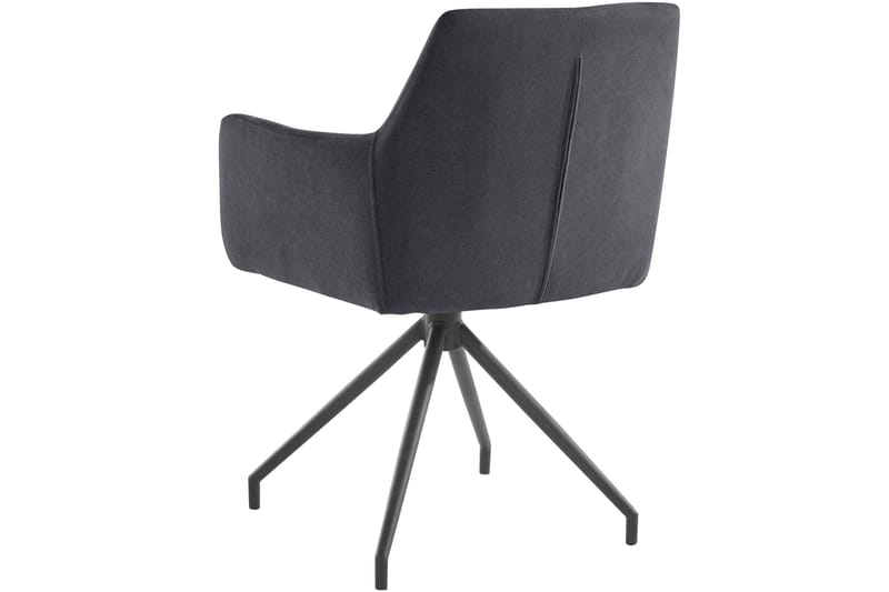 Orielah Karmstol - Antrasitt - Møbler - Stoler - Spisestuestoler & kjøkkenstoler