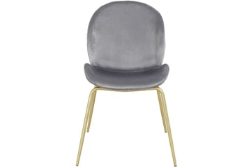 Ottine Spisestol - Grå/Messing - Møbler - Stoler - Spisestuestoler & kjøkkenstoler