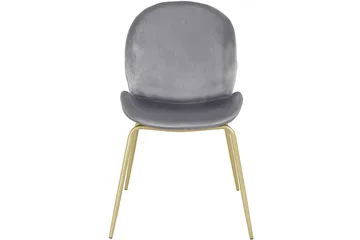 Ottine Spisestol - Grå/Messing - Møbler - Stoler - Spisestuestoler & kjøkkenstoler