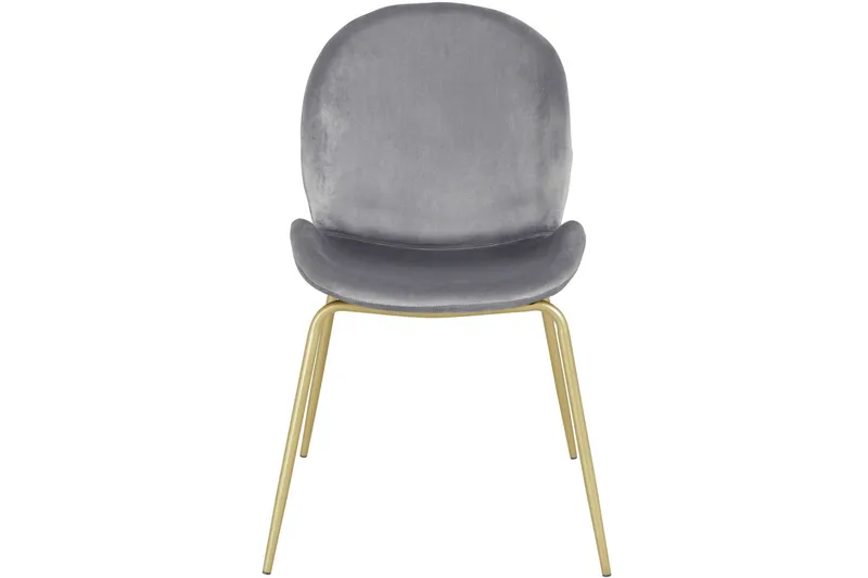 Ottine Spisestol - Grå/Messing - Møbler - Stoler - Spisestuestoler & kjøkkenstoler