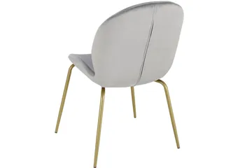 Ottine Spisestol - Grå/Messing - Møbler - Stoler - Spisestuestoler & kjøkkenstoler