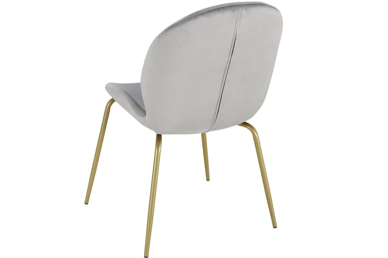 Ottine Spisestol - Grå/Messing - Møbler - Stoler - Spisestuestoler & kjøkkenstoler