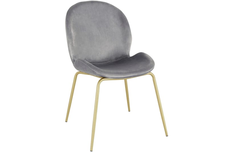 Ottine Spisestol - Grå/Messing - Møbler - Stoler - Spisestuestoler & kjøkkenstoler