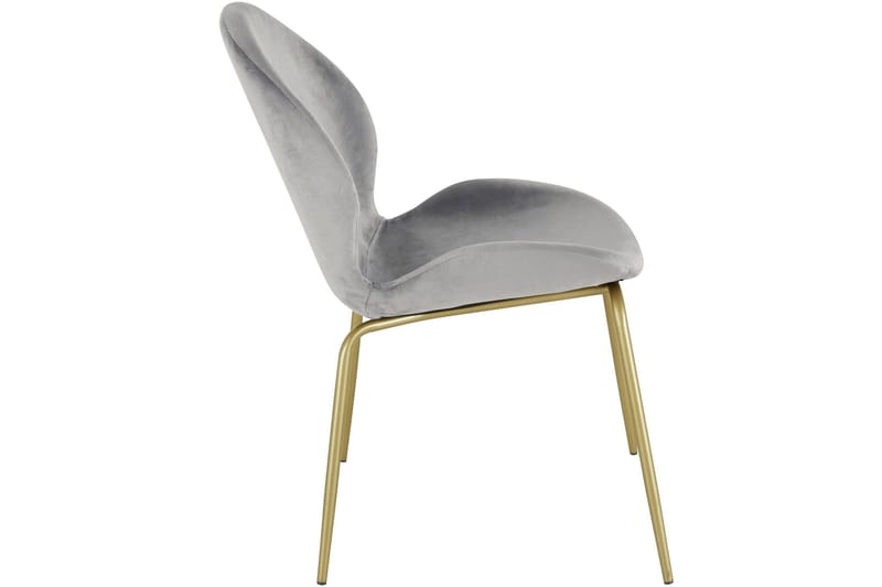 Ottine Spisestol - Grå/Messing - Møbler - Stoler - Spisestuestoler & kjøkkenstoler
