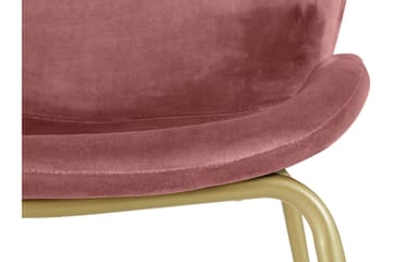 Ottine Spisestol - Rosa/Messing - Møbler - Stoler - Spisestuestoler & kjøkkenstoler