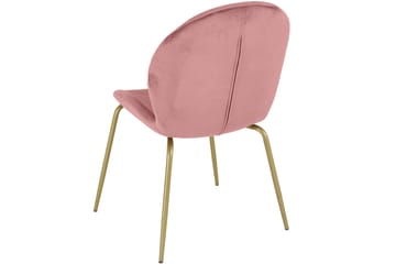 Ottine Spisestol - Rosa/Messing - Møbler - Stoler - Spisestuestoler & kjøkkenstoler