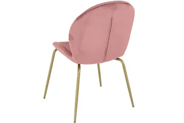 Ottine Spisestol - Rosa/Messing - Møbler - Stoler - Spisestuestoler & kjøkkenstoler