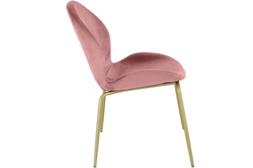 Ottine Spisestol - Rosa/Messing - Møbler - Stoler - Spisestuestoler & kjøkkenstoler