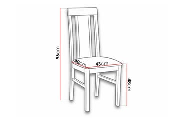 Patrickswell Matstol Black - Møbler - Stoler - Spisestuestoler & kjøkkenstoler