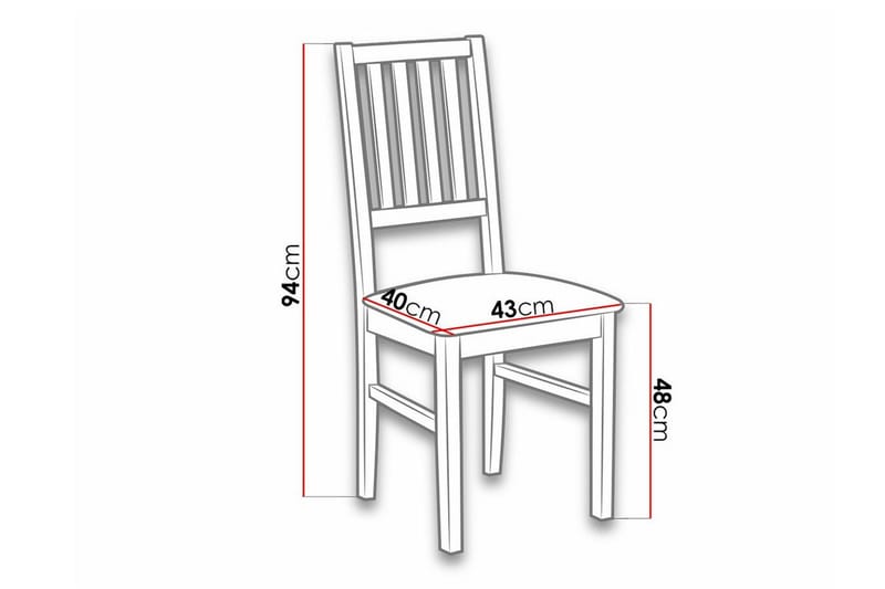 Patrickswell Matstol Black - Møbler - Stoler - Spisestuestoler & kjøkkenstoler