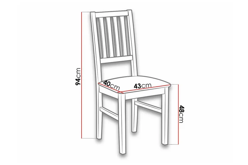 Patrickswell Matstol Black/Brown - Møbler - Stoler - Spisestuestoler & kjøkkenstoler