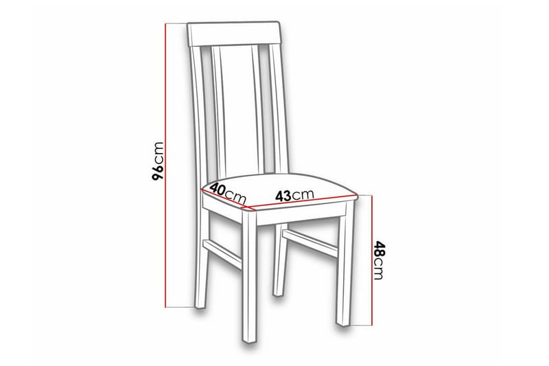 Patrickswell Matstol Black/Wood - Møbler - Stoler - Spisestuestoler & kjøkkenstoler