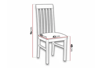 Patrickswell Matstol Black/Wood - Møbler - Stoler - Spisestuestoler & kjøkkenstoler