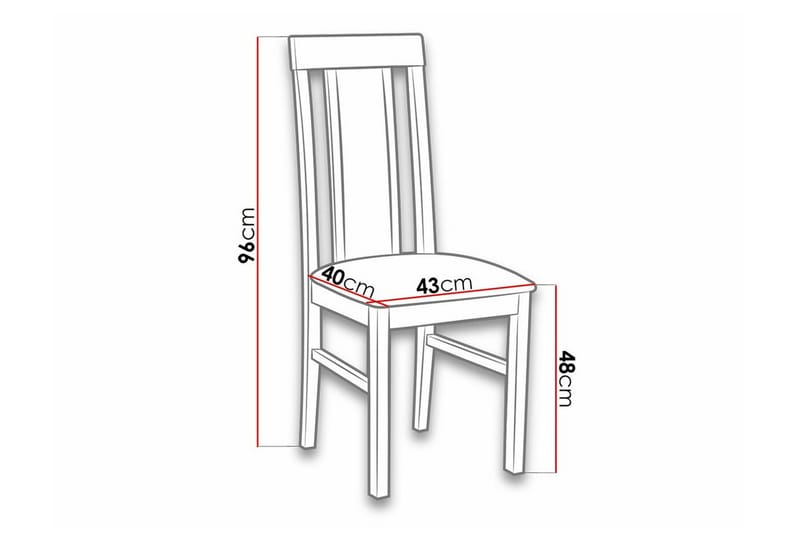 Patrickswell Matstol Black/Wood - Møbler - Stoler - Spisestuestoler & kjøkkenstoler
