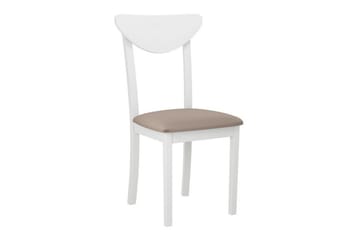 Patrickswell Spisestol & kjøkkenstol 43x40x90 cm i stoff/tre - hvid - Møbler - Stoler - Spisestuestoler & kjøkkenstoler