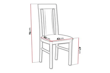Patrickswell Spisestol - Brun - Møbler - Stoler - Spisestuestoler & kjøkkenstoler